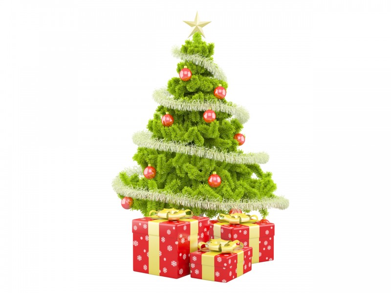 Christmas Tree With Christmas Gifts