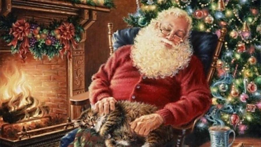 Santa Claus Resting